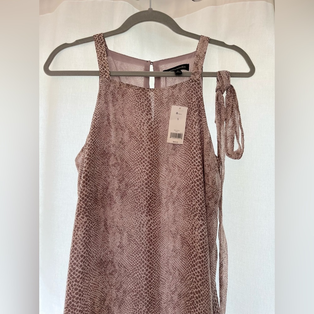 Banana Republic Snake Skin Tunic- New with Tags